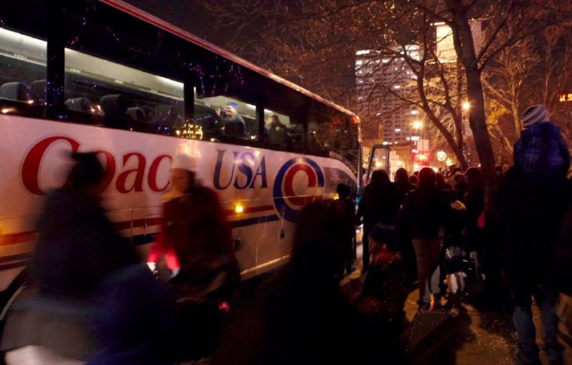 Experience the Milwaukee Holiday Lights Festival Aboard the Jingle Bus